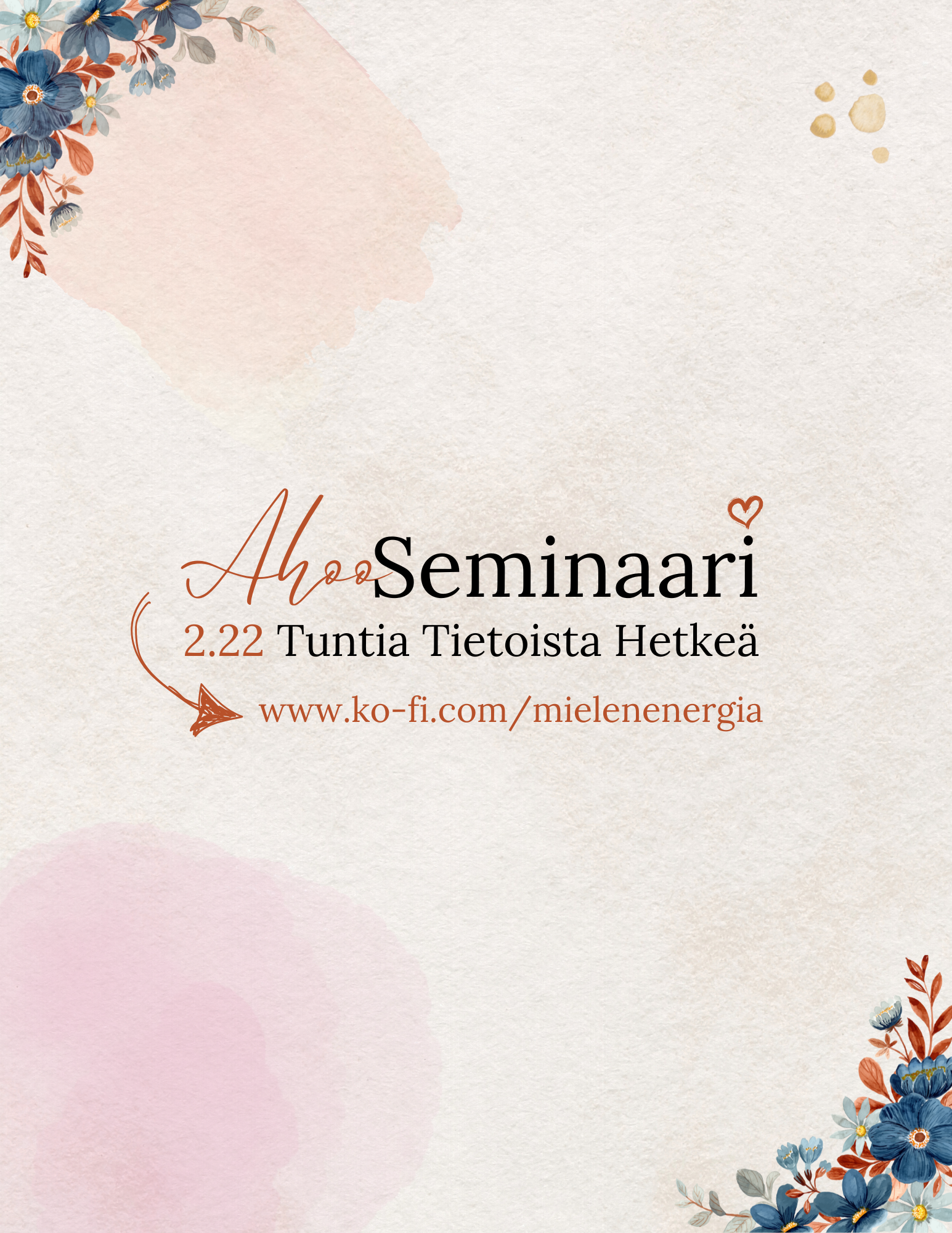 Ahoo Seminaari Tietoisuus – Mielenenergia & Ramin Sohrab Ahoo Seminaari 2.22 – tietoisuutta, meditaatiota, hengitysharjoituksia, superfoodeja, ohjelmien purkamista, energiaa, manifestointia ja henkistä kasvua.